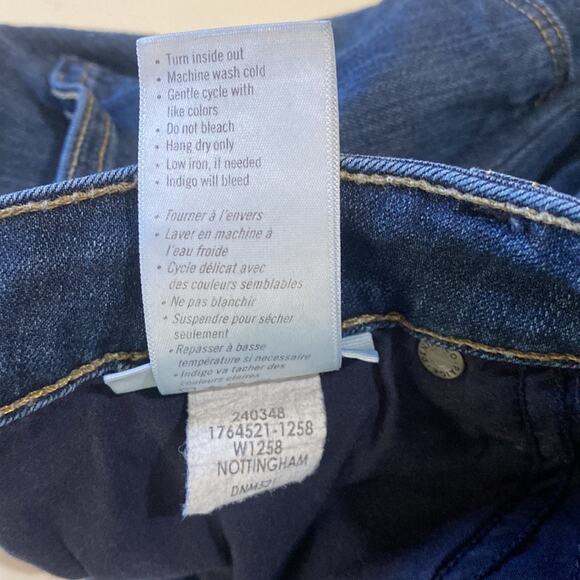 Paige Jeans Verdugo Ankle Skinny Nottingham Medium Blue Denim Stretch Size 28 - Picture 11 of 12